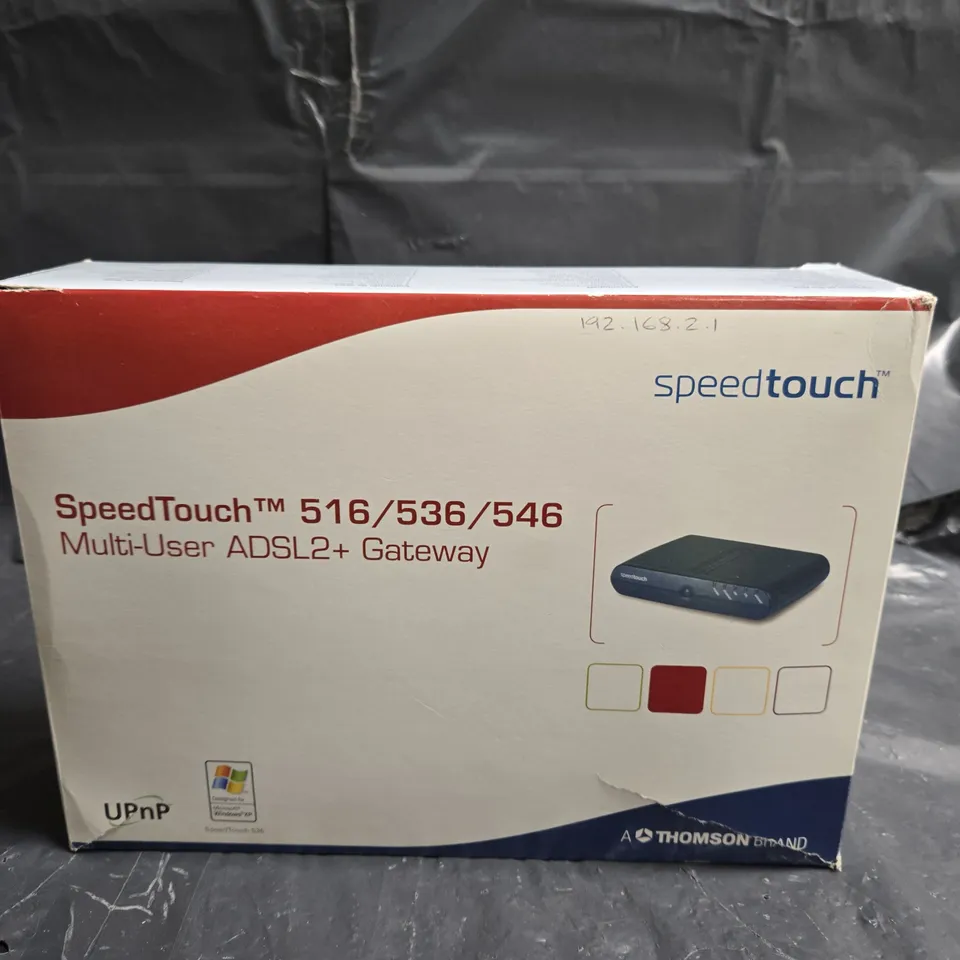 SPEEDTOUCH 516/536/546 MULTI-USER ADSL2+ GATEWAY – BOXED