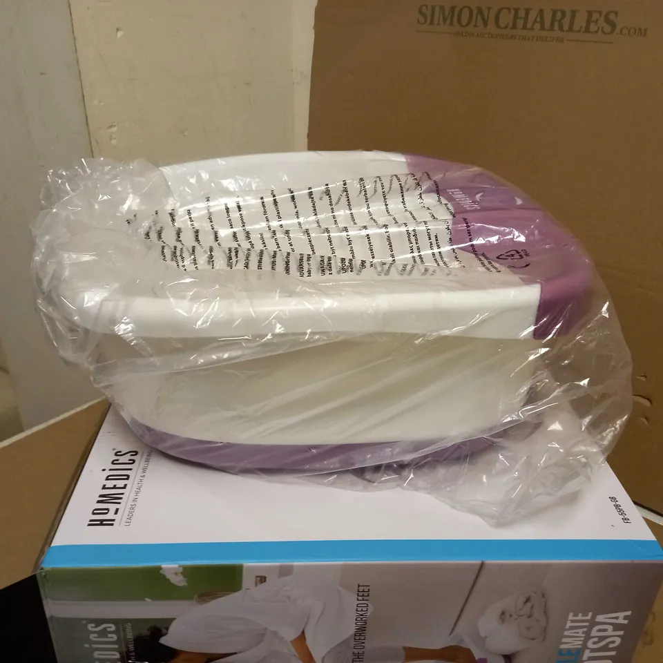 HOMEDICS BUBBLEMATE FOOT SPA AND MASSAGER