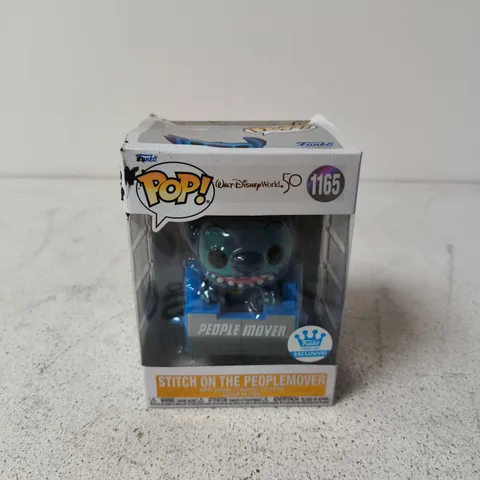 FUNKO POP! STITCH ON THE PEOPLEMOVER – DISNEY WORLD 50TH EXCLUSIVE, BOXED (1165)