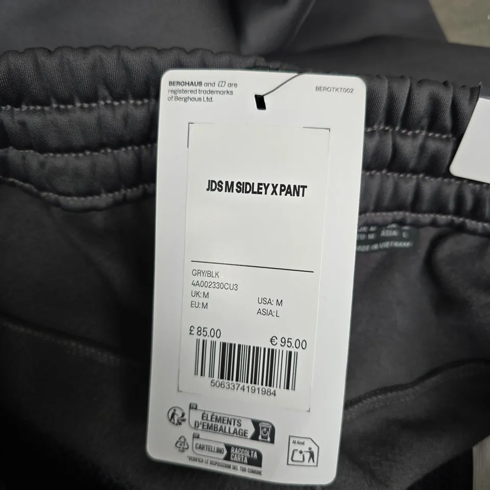 BERGHAUS SIDLEY X PANT – MEN’S GREY TROUSERS (UK M) – JDMS COLLABORATION