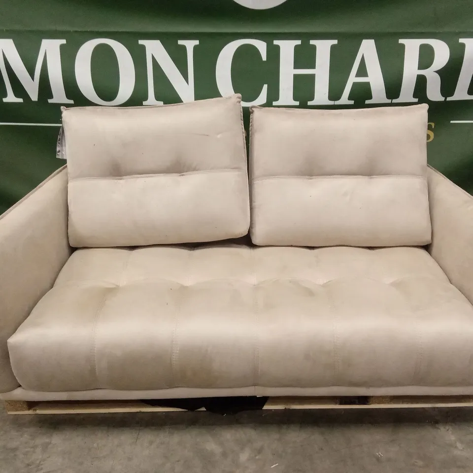 QUALITY DESIGNER SUEDE SOFA BED