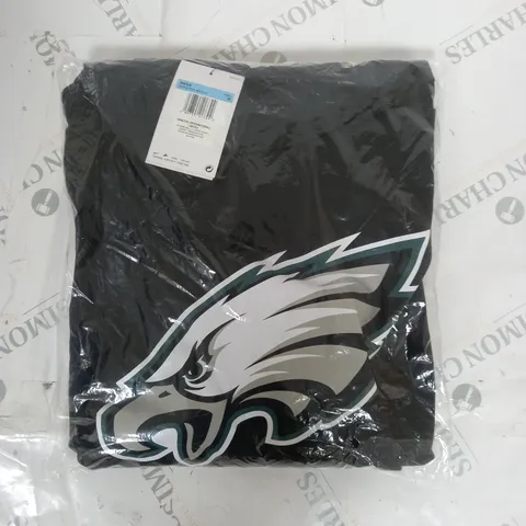 NIKE FANATICS NFL EAGLE HOODIE IN BLACK SIZE M