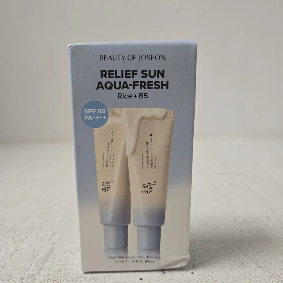 BEAUTY OF JOSEON RELIEF SUN AQUA-FRESH RICE + B5 - 50ML