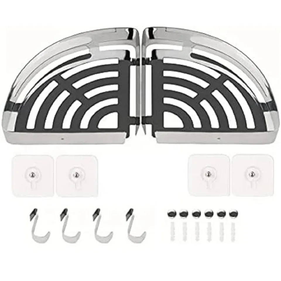 BOXED GALICIA METAL WALL MOUNTED BATHROOM SHELF
