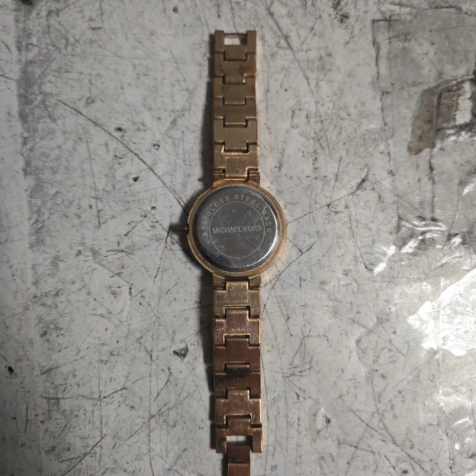WOMENS MICHAEL KORS ROSE GOLD WATCH