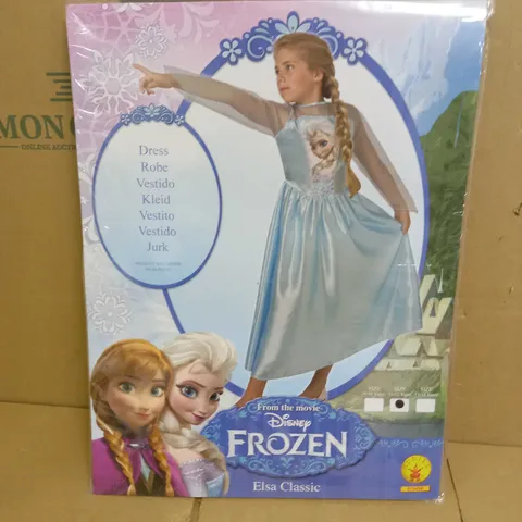 BOX OF APPROX 12 DISNEY FROZEN ELSA CLASSIC DRESS - SIZE 11-12
