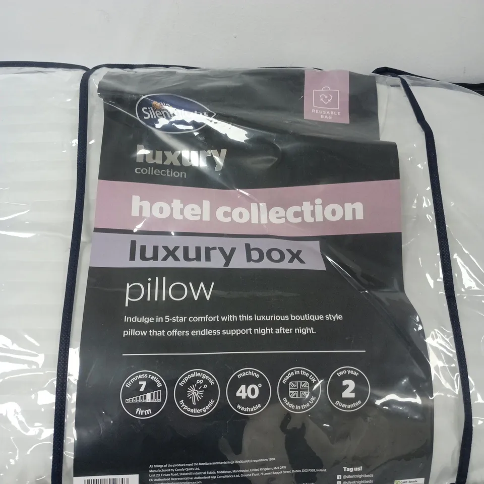 SILENTNIGHT HOTEL COLLECTION LUXURY BOX PILLOW