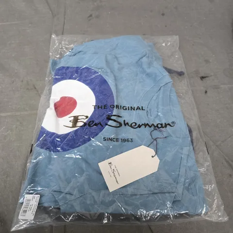 BEN SHERMAN KIDS T-SHIRT AND SHORTS – PROVINCIAL BLUE, UK 8-9 YEARS