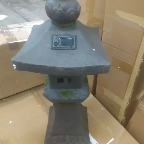BOXED SOLAR PANELLED ZEN GARDEN PAGODA