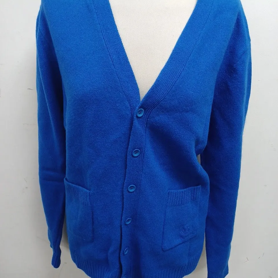 PERCIVAL ROYAL BLUE CARDIGAN - L