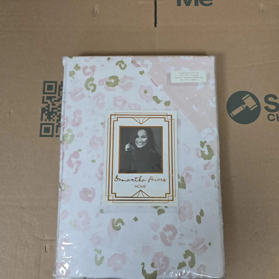 SAMANTHA FAIERS HOME DUVET COVER SET – SINGLE, 135 X 200 CM, INCLUDES PILLOWCASE