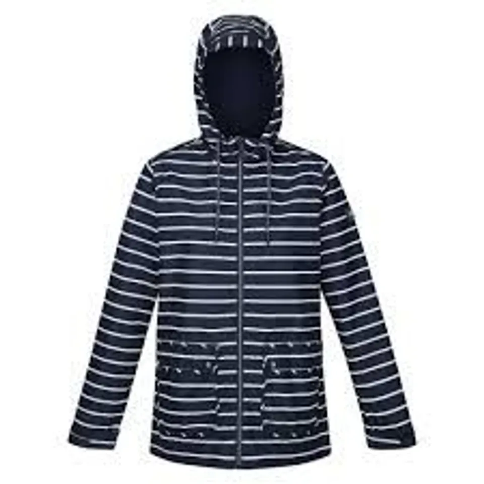 BRAND NEW REGATTA BAYLETTA HOODY IN NAVY & WHITE - UK 12