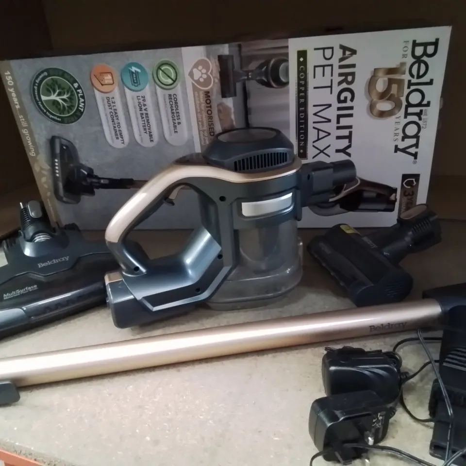 BELDRAY AIRGILITY PET CORDLESS VACUUM CLEANER 