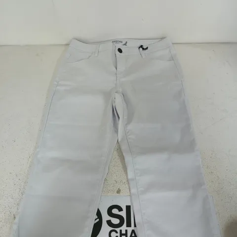 ARIZONA DENIM WOMEN'S CROPPED JEANS – WHITE, UK 14 (EU 40)