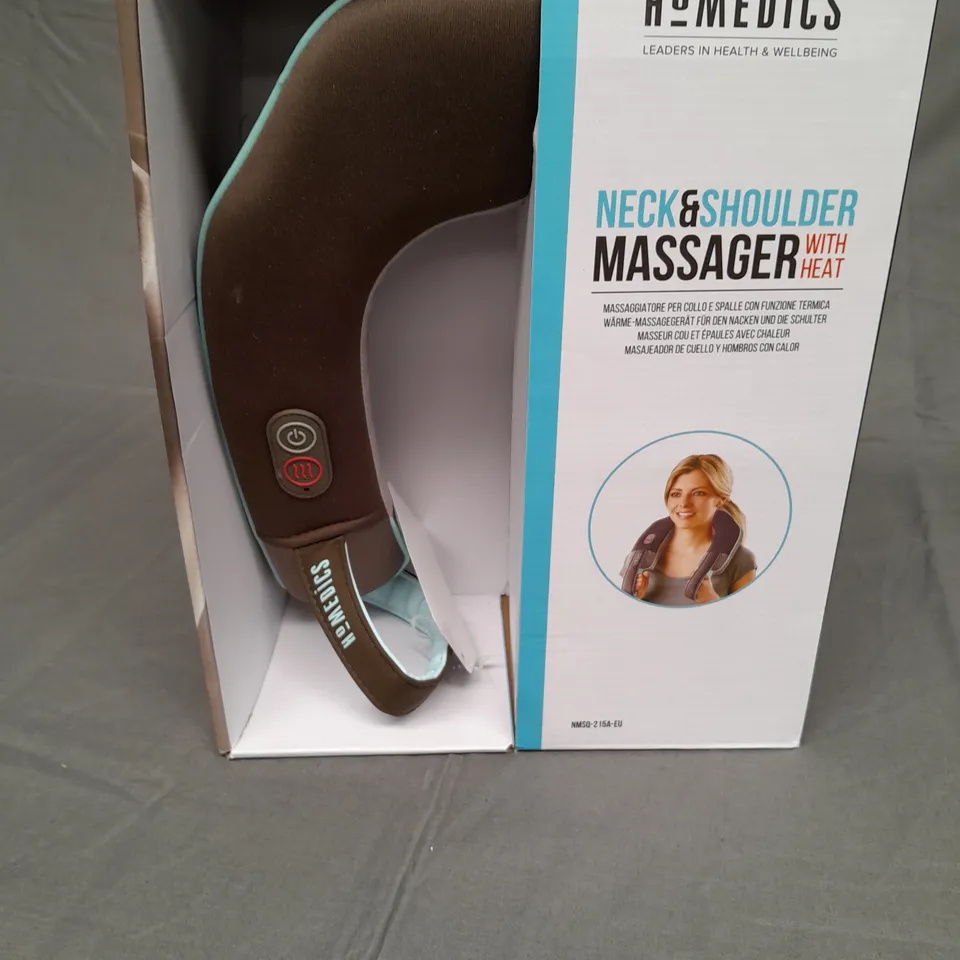 BOXED HOMEDICS NECK AND SHOULDER MASSAGER WITH HEAT