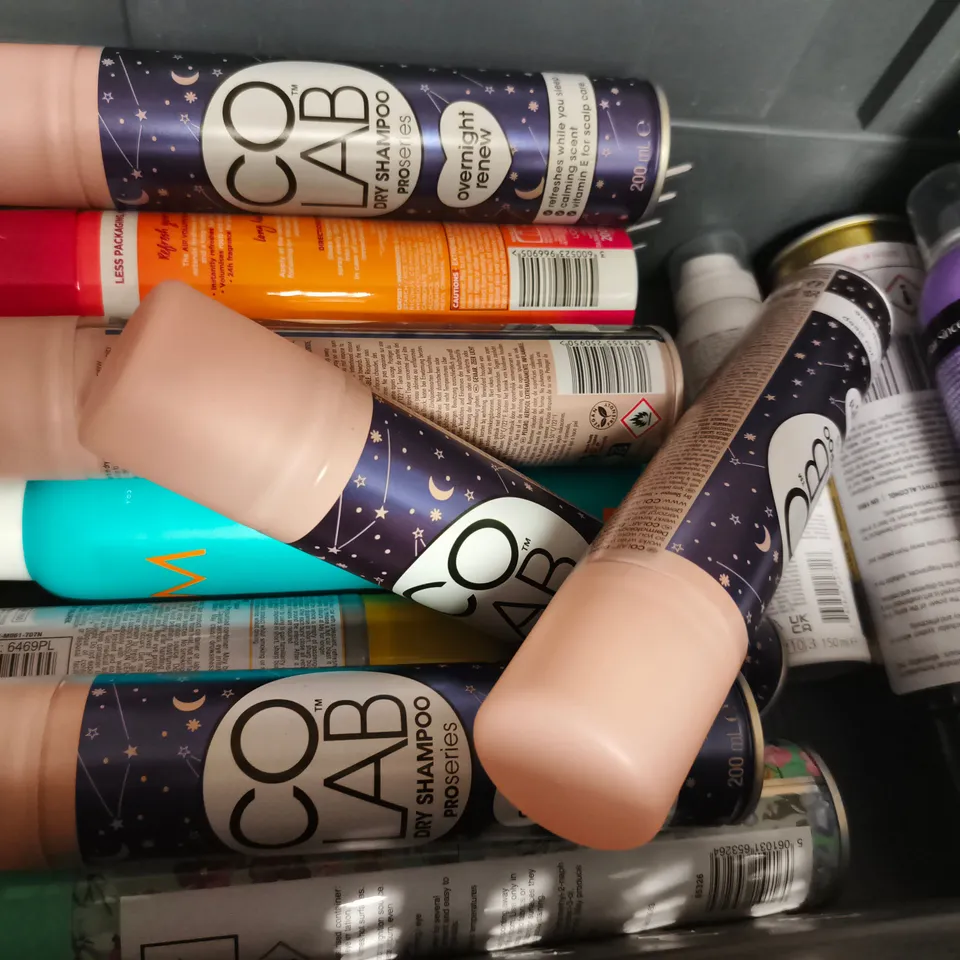 APPROXIMATELY 15 ASSORTED AEROSOLS TO INCLUDE RITUALS , JOHN FRIEDA AND AIR FRESHENER 