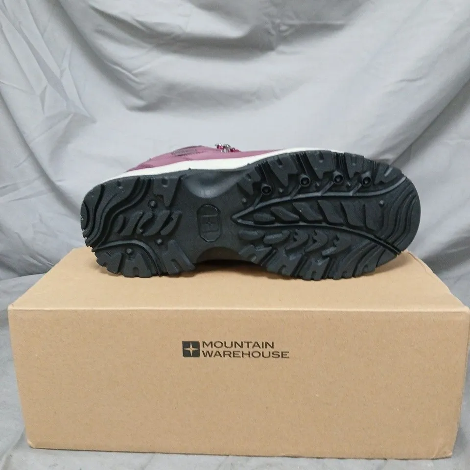 MOUNTAIN WAREHOUSE HIKING BOOTS – PURPLE/PINK - SIZE 6.5