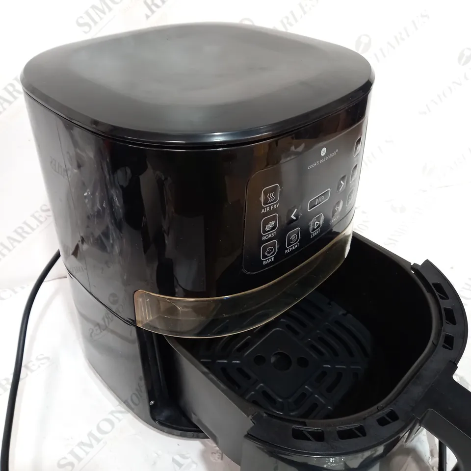 BOXED COOK'S ESSENTIALS AIR FRYER - BLACK