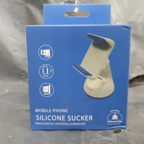 BOX OF APPROXIMATELY 100 MOBILE PHONE SILICONE SUCKER CAR MOUNTS - COLLECTION ONLY