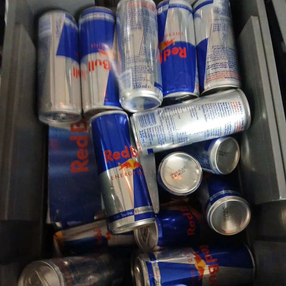 LARGE QUANTITY OF RED BULL ENERGY DRINK CANS – BULK LOT (250ML) - COLLECTION ONLY 