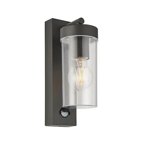 BOXED LUMINOSA HAYDEN PIR OUTDOOR WALL AUTOMATIC ANTHRACITE GREY IP44
