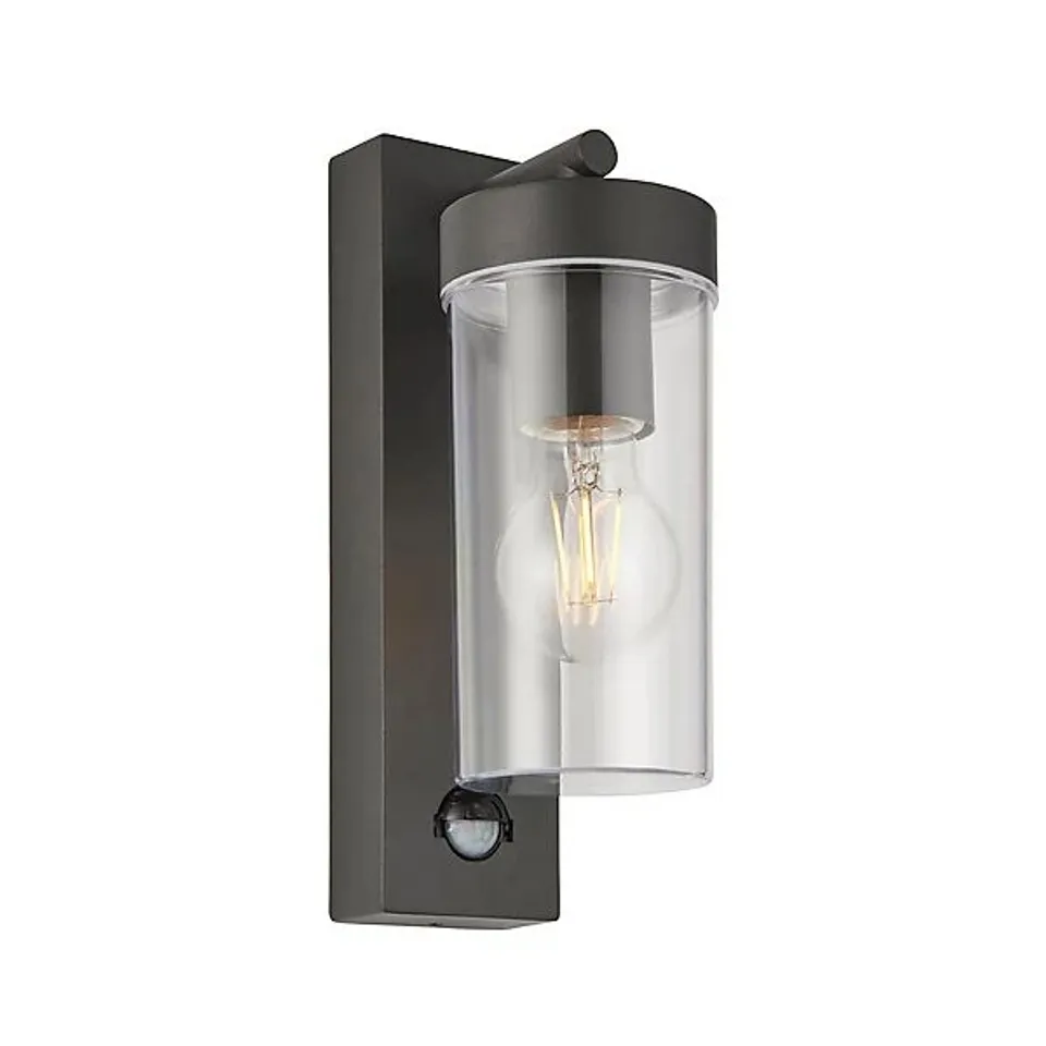 BOXED LUMINOSA HAYDEN PIR OUTDOOR WALL AUTOMATIC ANTHRACITE GREY IP44