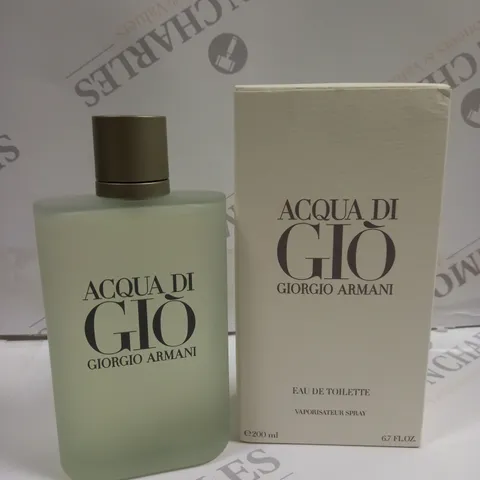 GIORGIO ARMANI ACQUA DI GIO EAU DO TOILETTE 200ML