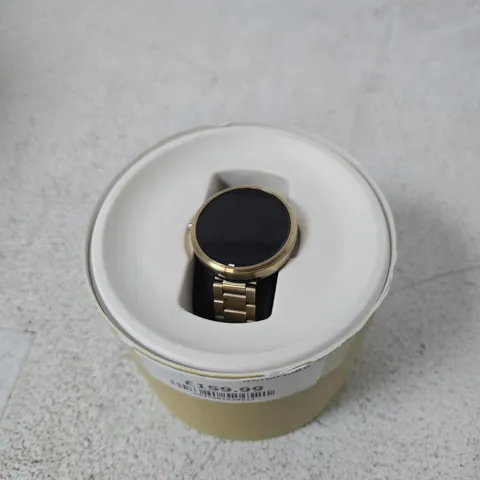 MOTO 360 SMARTWATCH – GOLD-TONE WITH METAL LINK BRACELET