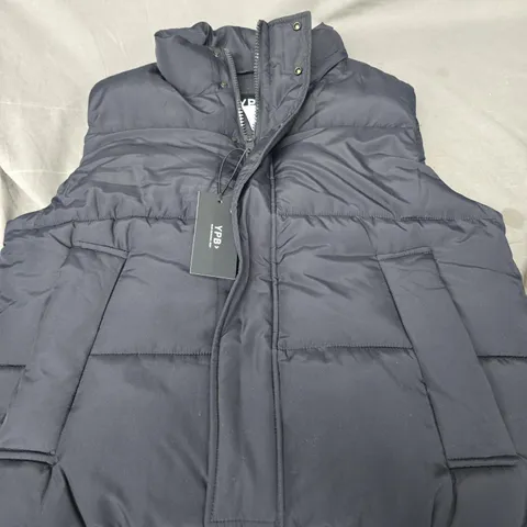 YOUTH PERSONAL BEST SMALL NAVY GILET 
