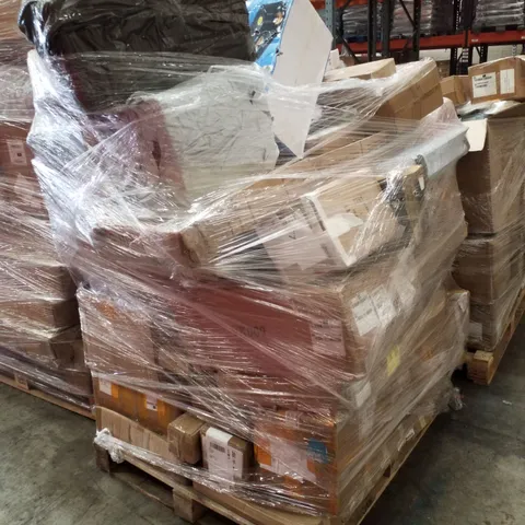 PALLET CONTAINING ASSORTED PRODUCTS INCLUDING BOAT BIMINI TOP, 3IN1 BREAKFAST MAKER, WRENCH & HANGING LIGHT