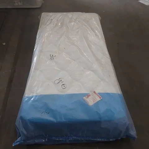 QUALITY BAGGED 3FT SINGLE AIRSPRUNG MEMORY FOAM BUNK MATTRESS