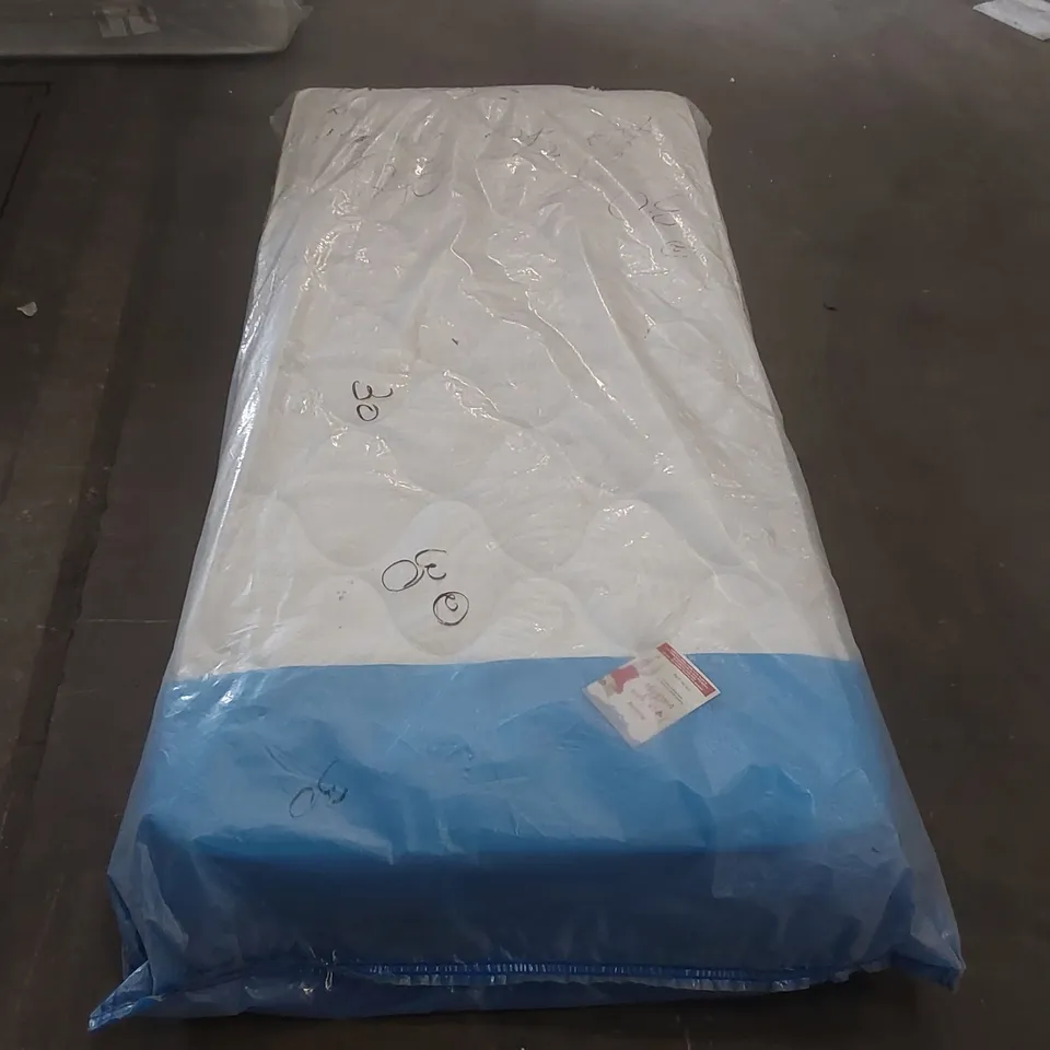 QUALITY BAGGED 3FT SINGLE AIRSPRUNG MEMORY FOAM BUNK MATTRESS RRP £259