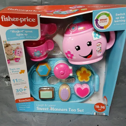 BOXED FISHER PRICE LAUGH AND LEARN SWEET MANNERS TEA SET