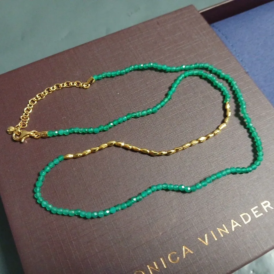 BOXED MONICA VINADER BEADED NECKLACE