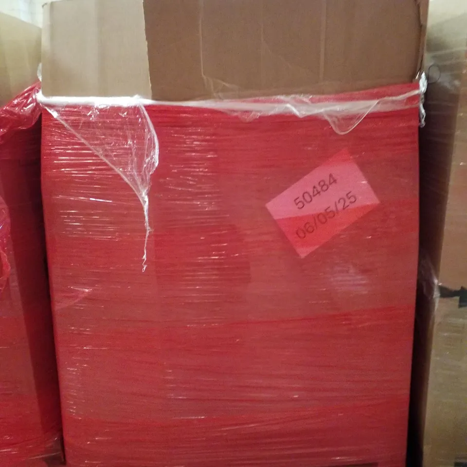 PALLET CONTAINING ASSORTED PRODUCTS INCLUDING OFFICE CHAIR, NESTING TABLES, BABY WALKER, 2-IN-1 BOOSTER SEAT/BACKPACK & HEATING PANEL 