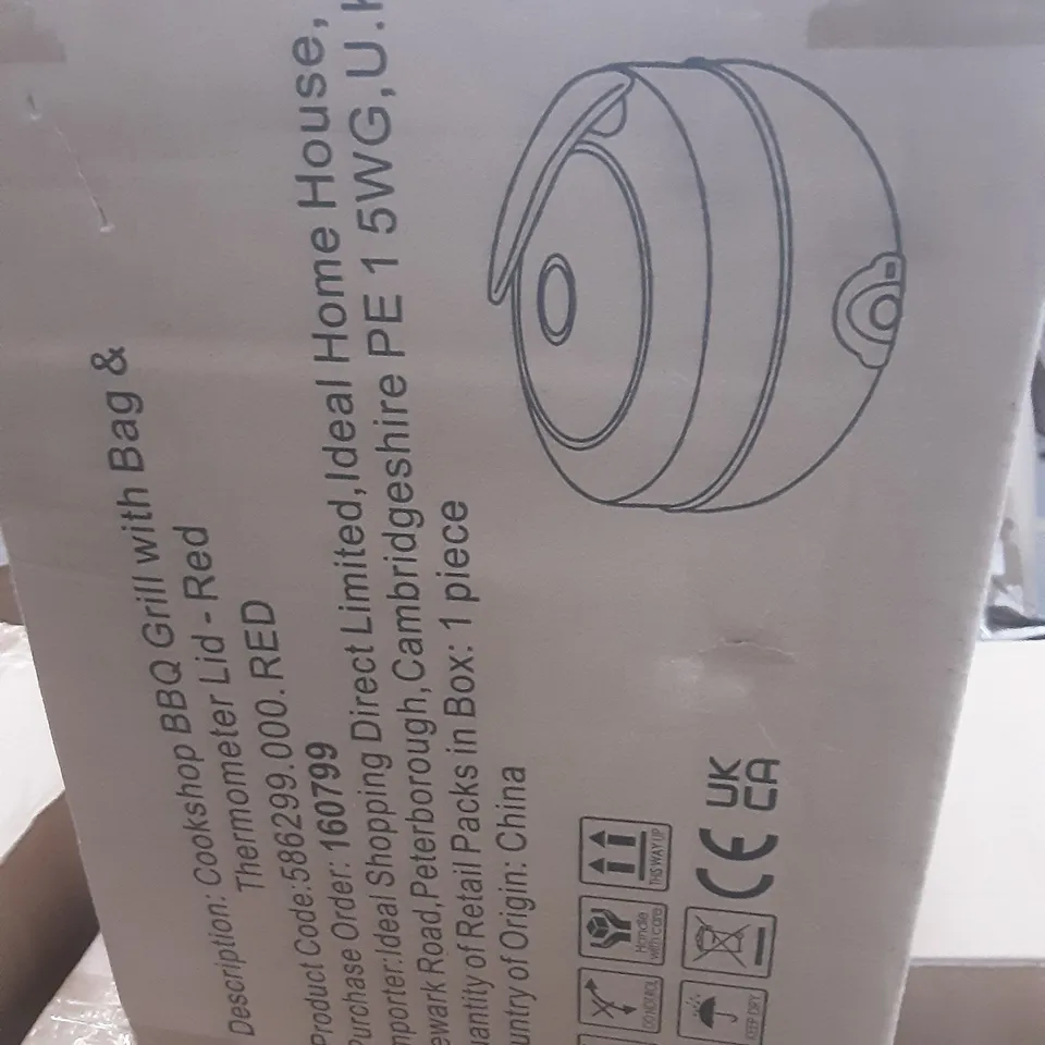BOXED COOKSHOP PORTABLE CHARCOAL BBQ GRILL