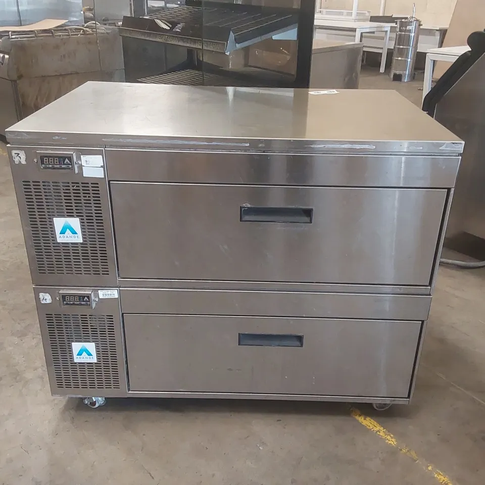 DOUBLE ADANDE DRAWER TEMPERATURE CONTROLLED FOOD STORAGE CABINET