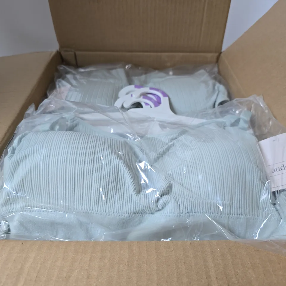 BOX OF APPROXIMATELY 40 X AUDEN MINT BRALETTE - SIZE XL
