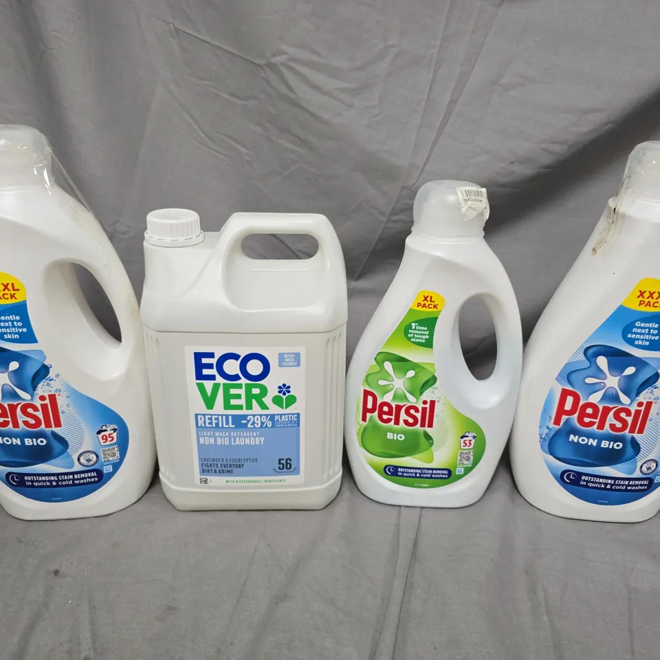 APPROXIMATELY 5 OVERSIZED LIQUIDS TO INCLUDE PERSIL AND ECOVER