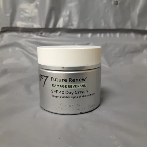 NO7 FUTURE RENEW DAMAGE REVERSAL SPF 40 DAY CREAM 50ML