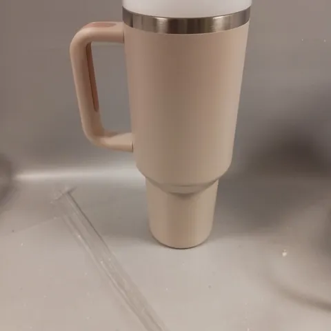 BOXED TALL DRINKING FLASK WITH STRAW