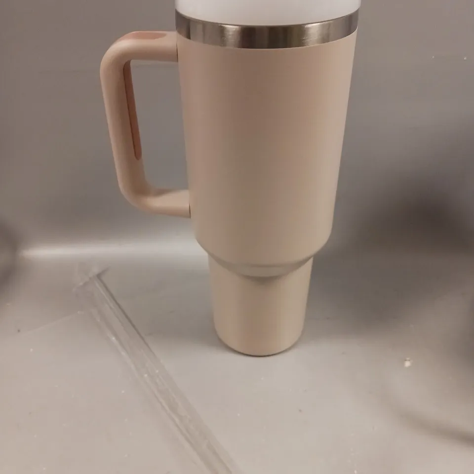 BOXED TALL DRINKING FLASK WITH STRAW