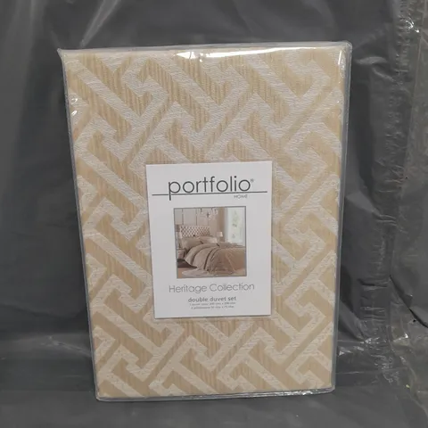 SEALED PORTFOLIO HERITAGE COLLECTION DUVET SET - DOUBLE 