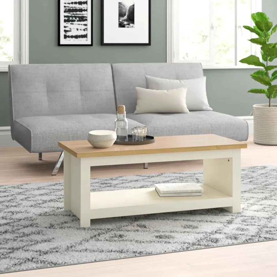 BOXED LORETTA COFFEE TABLE 