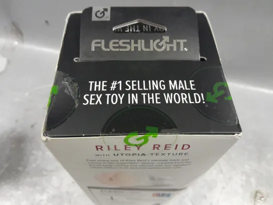 Lot 11: SEALED FLESHLIGHT GIRLS UTOPIA TEXTURE RILEY REED FLESHLIGHT