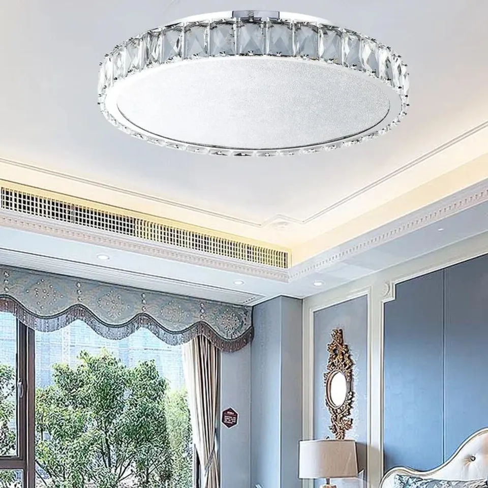 BOXED CHOUINARD GLASS LED FLUSH MOUNT (1 BOX)