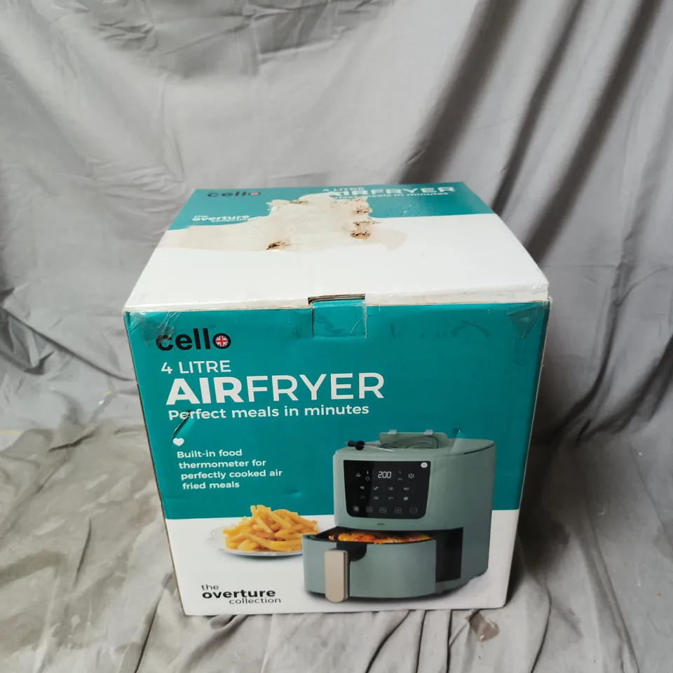 CELLO 4 LITRE AIRFRYER – MINT GREEN