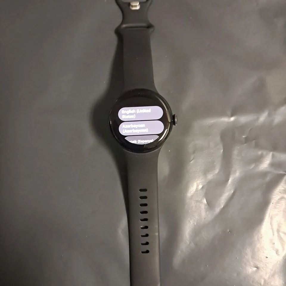 BOXED GOOGLE PIXEL WATCH 2 WITH BLACK CASE AND STRAP