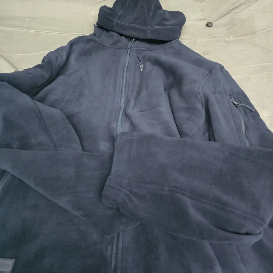 BAERSKIN TACTICAL HOODED FLEECE JACKET – NAVY, 2XL