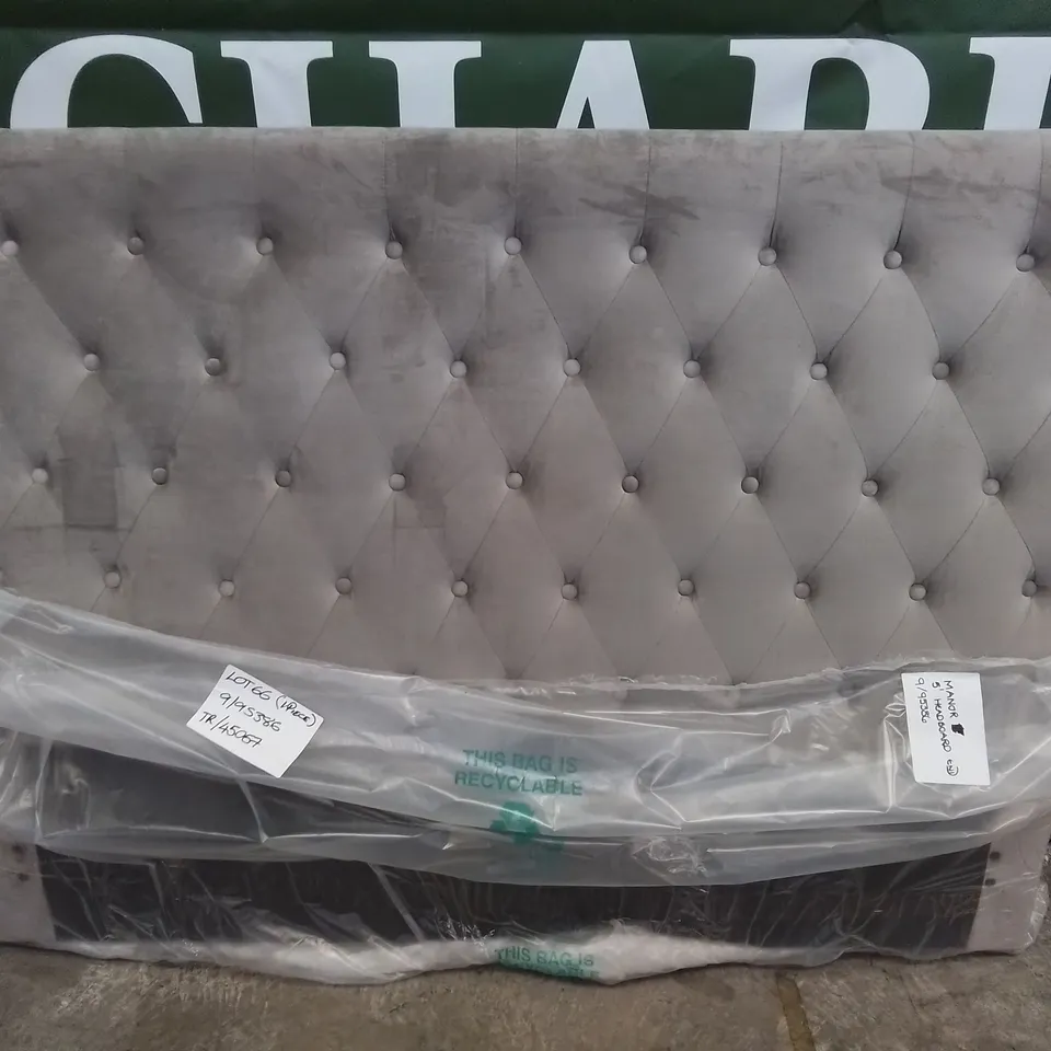 DESIGNER MANOR 5'0 HEADBOARD END ONLY GREY